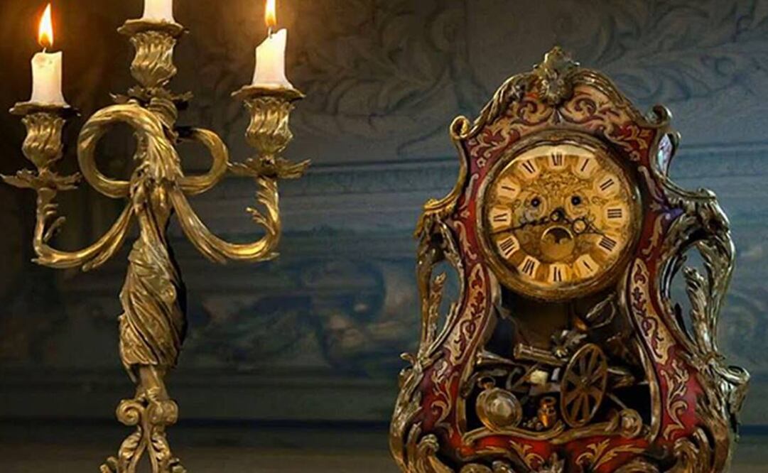 En la imagen se ve a los personajes de Ewan McGregor e Ian McKellen, quienes interpretan a Lumière y Din Don, respectivamente. FOTO: Disney.
