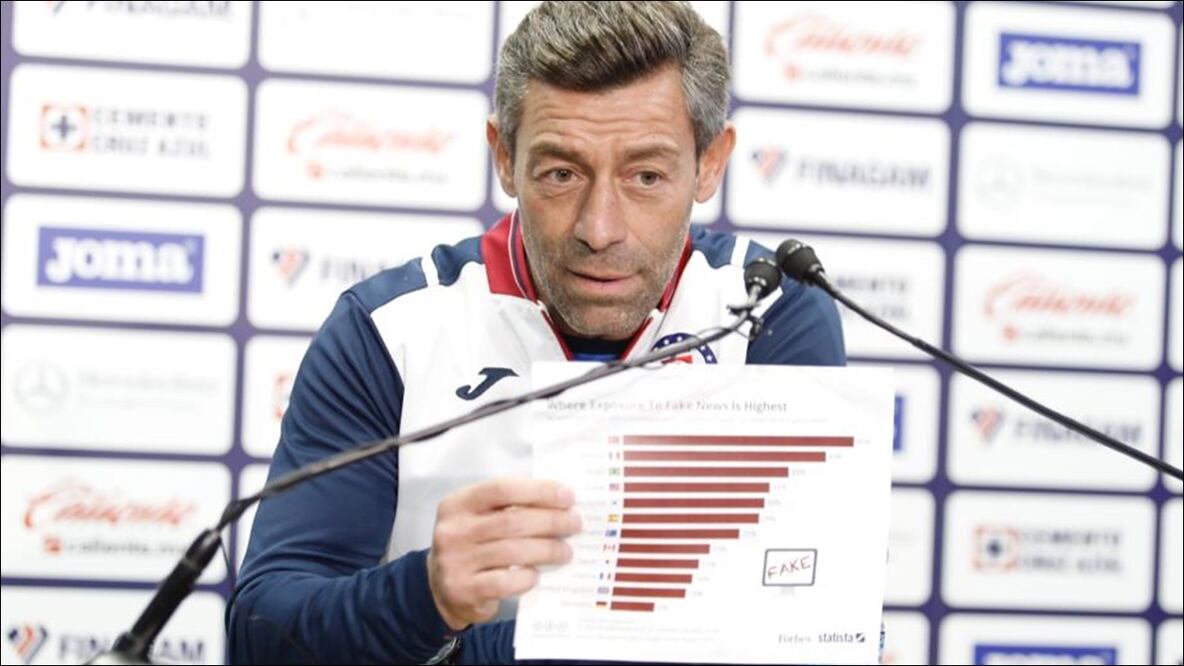 Pedro Caixinha, técnico de Cruz Azul. Foto: Agustín Salinas / El Universal