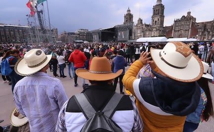 En imágenes, el gran día de Grupo Firme en el Zócalo de la CDMX
