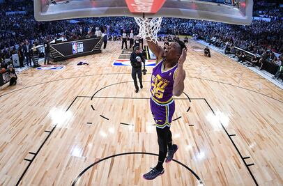  Donovan Mitchell se lleva el concurso de clavadas