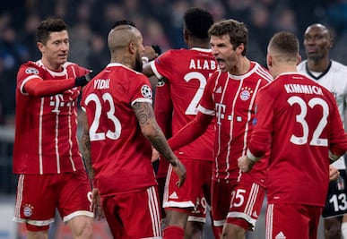 Bayern Múnich aplasta al Besiktas en Champions League 