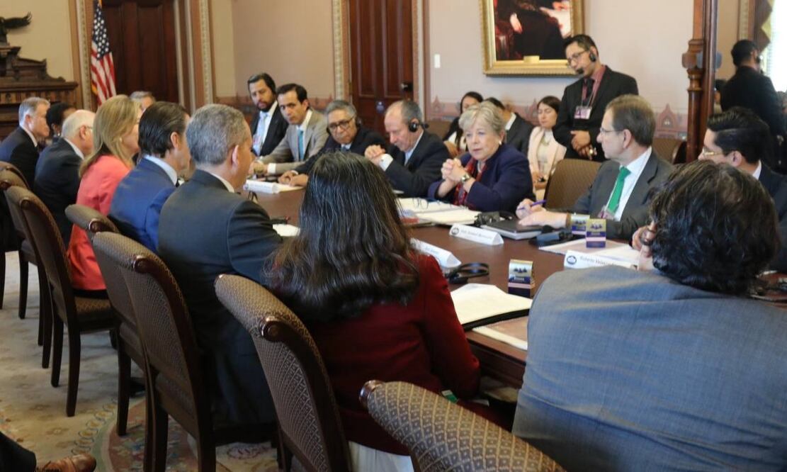 Alicia Bárcena busca inversiones en Washington para el Corredor Interoceánico. Foto: SRE