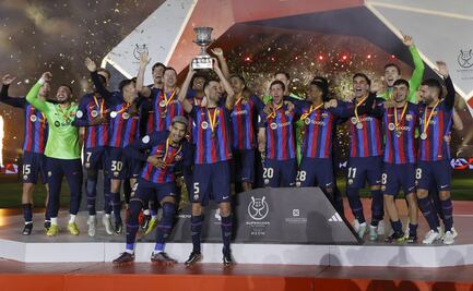 Barcelona conquista la Supercopa de España, primer título del equipo sin Messi