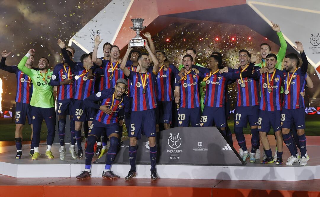 Barcelona ganó su Supercopa de España número 14 / FOTO: EFE