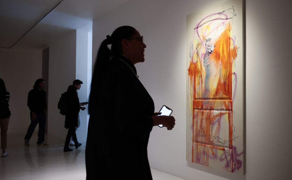 Aspectos de la exposición "Puertas de Esperanza". Foto: EFE/José Méndez.