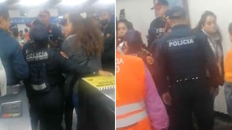 VIDEO: Detienen a taquillera por agredir a niño con discapacidad en estación Hidalgo de L2 del Metro 