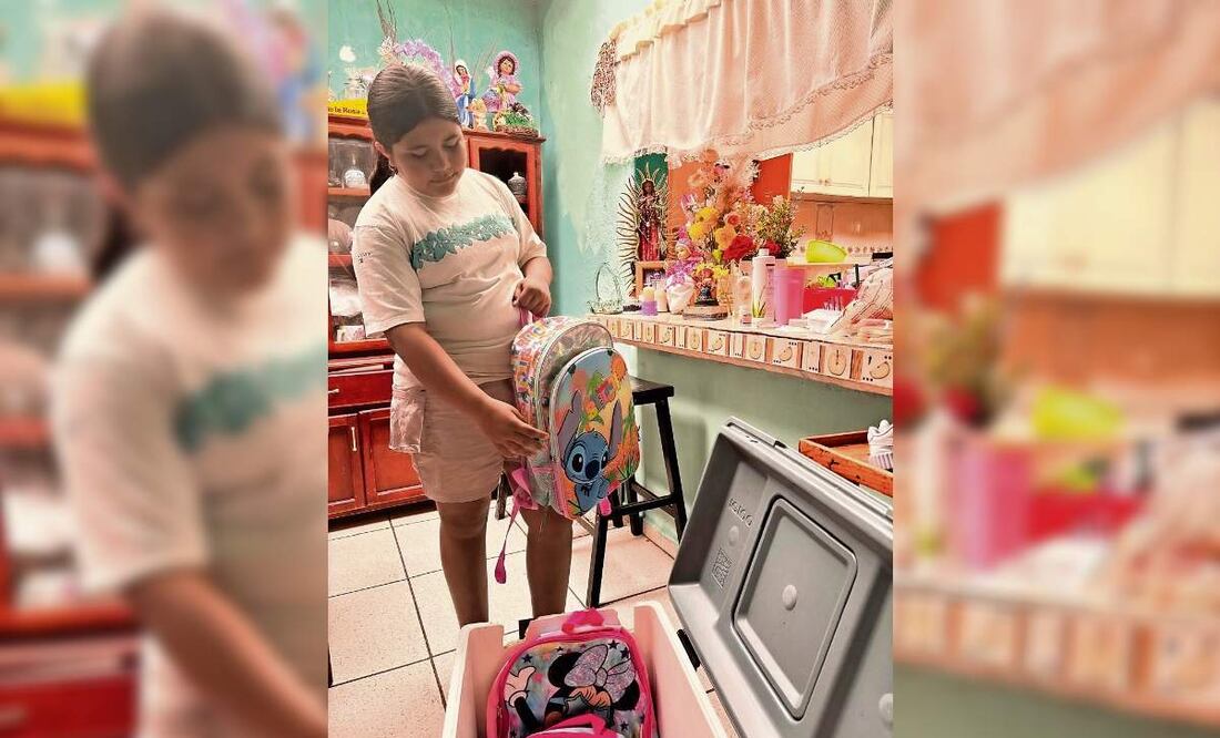 Isabella recibía cada mes una caja con regalos y ropa que le enviaba su padre. Ahora llega una cada tres meses. Foto: Irma Mejía / EL UNIVERSAL