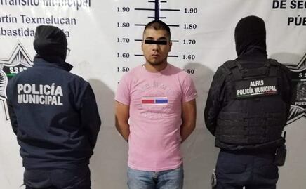 Detienen a sujeto por rociarle thinner y prenderle fuego a su pareja en Puebla