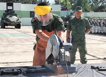 Destruyen 19 mil 317 armas en 26 estados