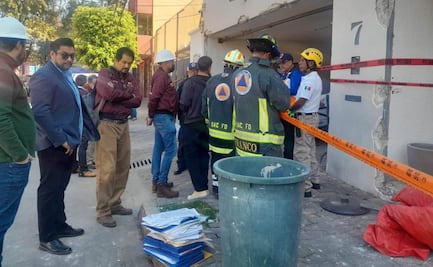 Protección Civil y Dirección de Obras de alcaldía Álvaro Obregón apuntalan vivienda tras explosión por gas; peritos trabajan en el lugar