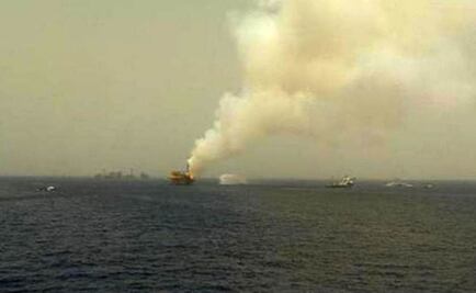 Analizan daños por incendio en plataforma Akal-H