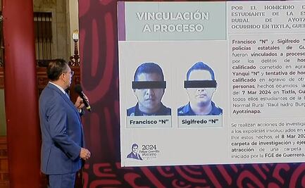 Seguridad destaca ante AMLO vinculación a proceso de expolicías por asesinato de normalista en Guerrero