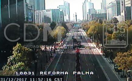 Concierto por Fin de Año afecta circulación en Reforma