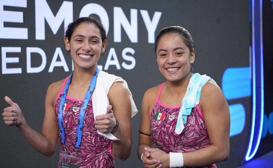 Gaby Agúndez y Alejandra Estudillo conquistan la plata en la Copa del Mundo de Clavados - Foto: @conadeoficial en X