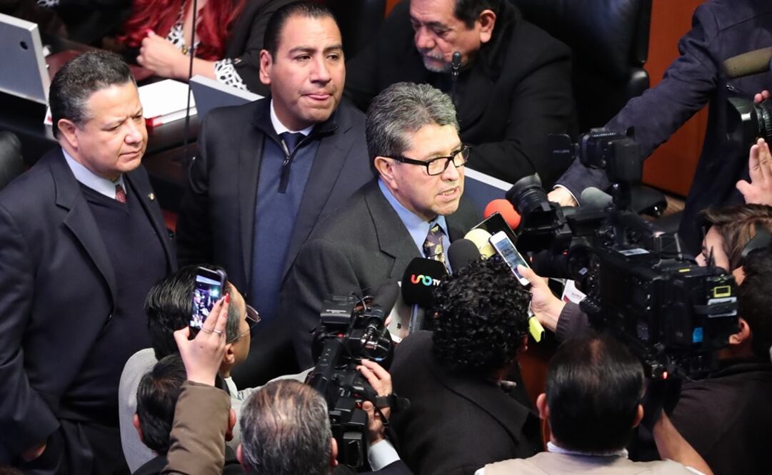 Ricardo Monreal, presidente de la Jucopo en el Senado. Foto: Archivo/EL UNIVERSAL