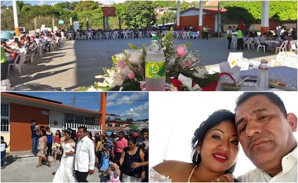 Dirigente magisterial de Oaxaca se casa y usa escuela para fiesta