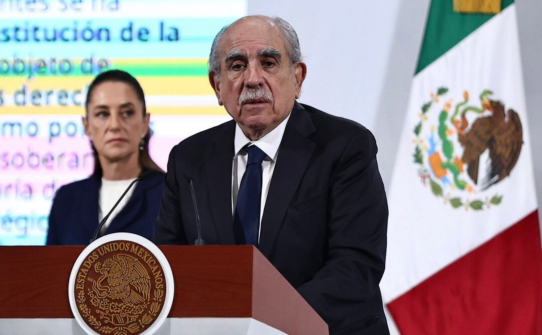 Conferencia matutina de la presidenta Claudia Sheinbaum en Palacio Nacional el 11 de agosto de 2025. Foto: Berenice Fregoso/ EL UNIVERSAL