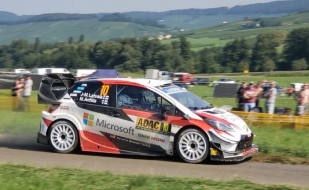 Toyota ocupa todo el podium del WRC en Alemania