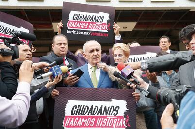 Ferriz se inscribe como presidencial independiente