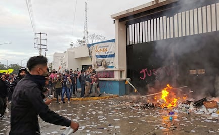 Incendian basura frente a la Fiscalía de Quintana Roo como protesta por feminicidio de Alexis