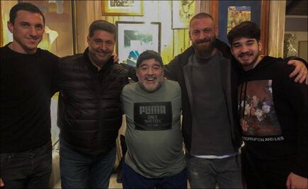 De Rossi visita a Maradona, que aplaude que eligiera Boca Juniors
