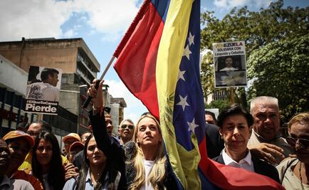 "Injusticia", gritó Tintori al oir sentencia contra López