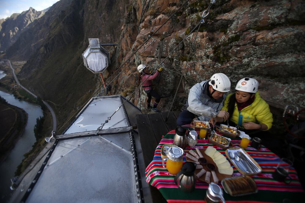 Skylodge Adventure Suites, en Perú. (Foto: Skylodge Adventure Suites)