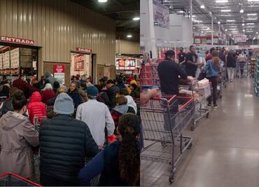Locura en Costco México; captan filas interminables y caos en varias sucursales previo a Navidad