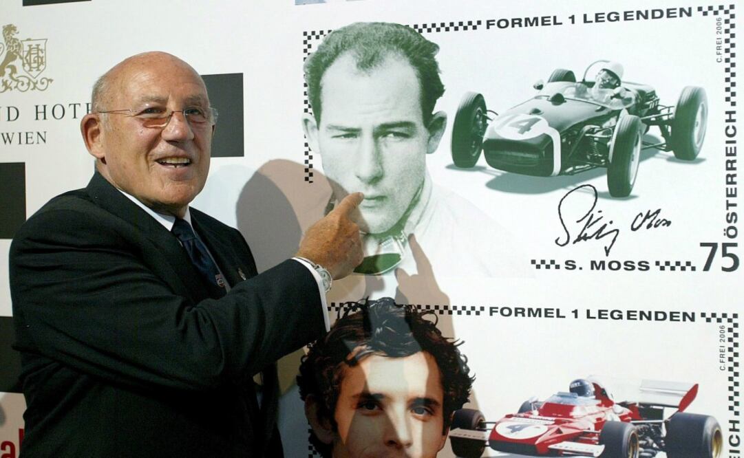 Sir Stirling Moss, el mejor piloto sin corona en la historia de la F1. | Fotos: EFE, AP y www.formula1.com