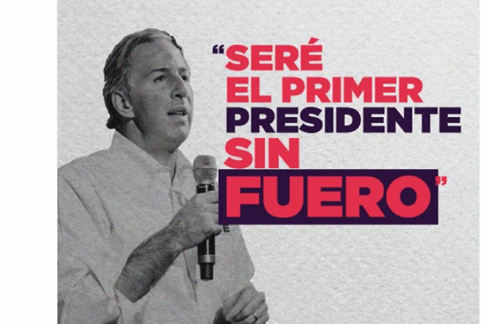 En redes sociales, priístas difundieron mensajes e imágenes para posicionar la idea de que Meade es autor de la ley contra el fuero (TOMADA DE TWITTER)