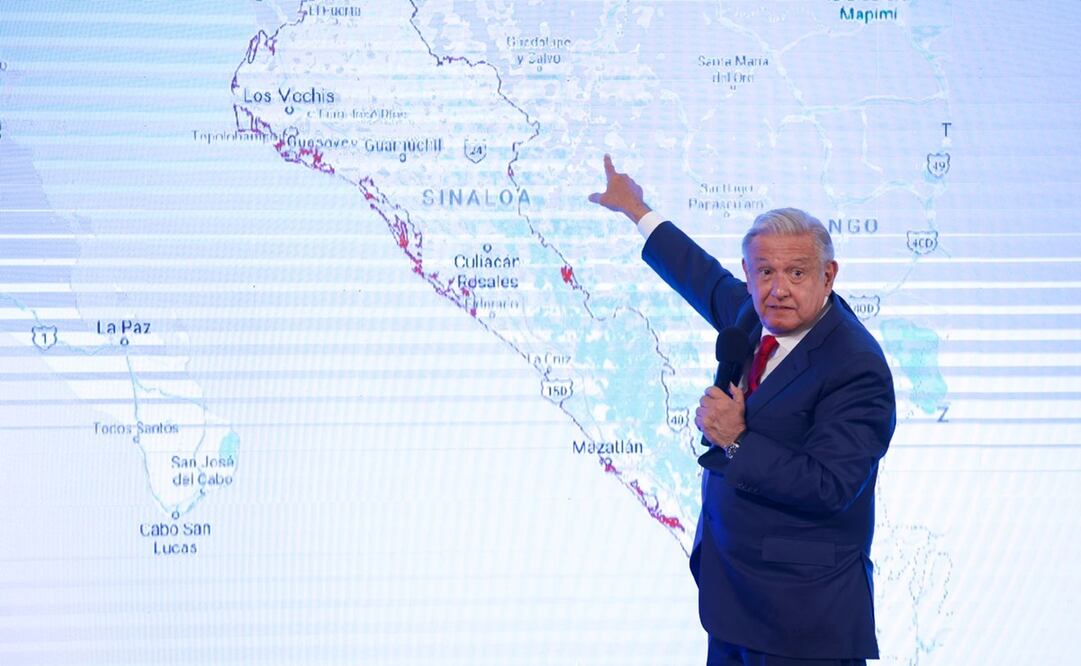 López Obrador adelantó que parte de su gira de este fin de semana la hará en helicóptero. Foto: German Espinosa / EL UNIVERSAL