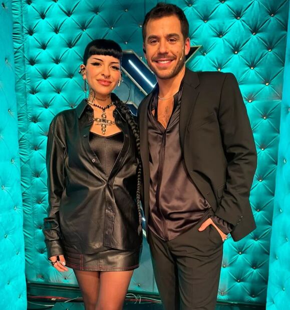 Cazzu junto a Fernando Dente  (Fuente Instagram: @cazzuglobal)
