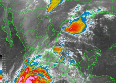 Dominarán lluvias intensas en el sur del país