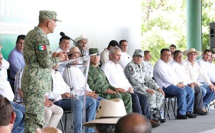 Erradicar todas las organizaciones criminales en Michoacán, decisión de AMLO: mando militar