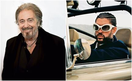Se reúnen Al Pacino y Bad Bunny; harían video conjunto