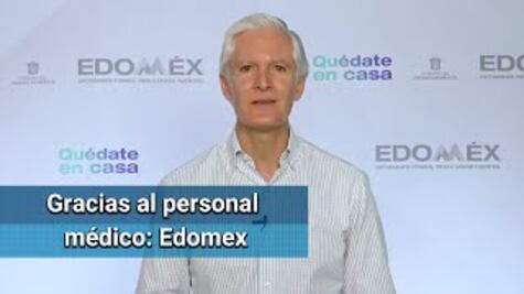 Alfredo del Mazo reconoce a médicos que combaten el coronavirus