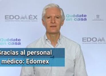 Alfredo del Mazo reconoce a médicos que combaten el coronavirus