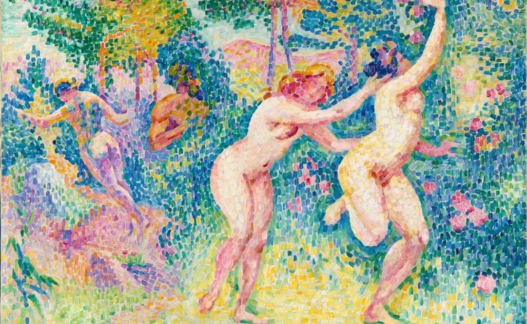 "La huida de las ninfas" de Henri-Edmond Cross. Foto: Archivo EL UNIVERSAL