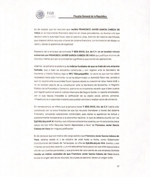 Caso García Cabeza de Vaca: el desafuero polémico