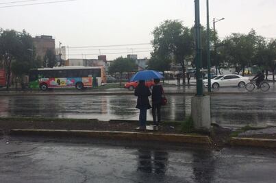 Reportan lluvia en cuatro delegaciones de la CDMX
