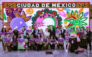 CDMX presenta imagen oficial rumbo al Mundial 2026; logo con ajolote y Quetzalcóatl representará a la ciudad