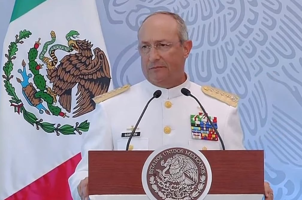 Almirante Vidal Francisco Soberón Sanz, secretario de Marina. Foto: @PresidenciaMX