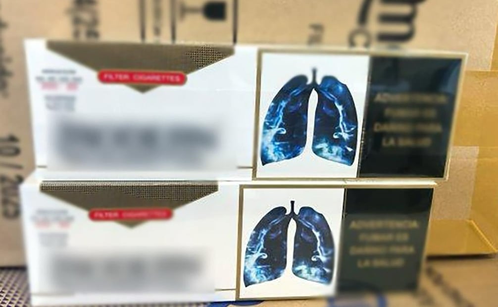 Aseguramiento de cigarros falsos en Lázaro Cárdenas, Michoacán. Foto: Especial