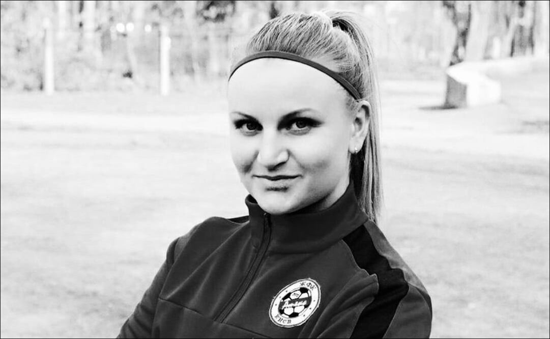 La futbolista ucraniana Viktoriya Kotlyarova falleció durante un bombardeo ruso a Kiev / FOTO: @uafukraine