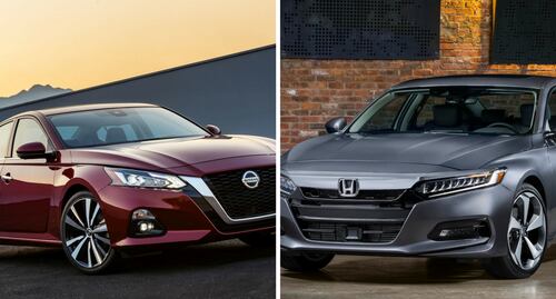 Altima 2019 vs. Accord 2018: duelo de sedanes medianos  