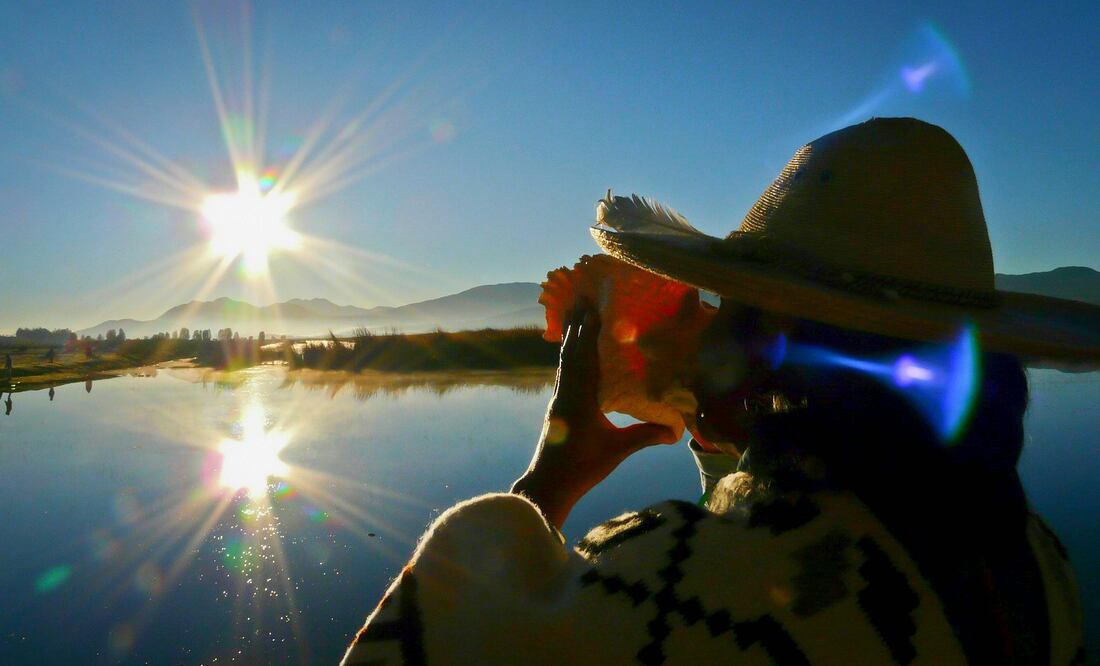 Se elevan oraciones, cantos y se practica el juego de pelota. (Foto: Juan José Estrada Serafín)