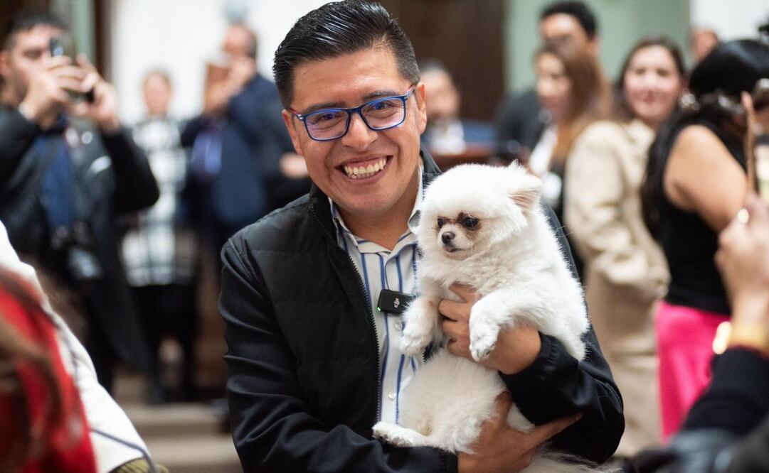 El diputado Alberto Vanegas, propone castigar con hasta 3 años de cárcel el secuestro de mascotas  (03/12/2024). Foto: Especial