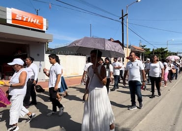 Sacerdote de Suchiate, Chiapas critica a AMLO en marcha por la paz: "Deja un país igual o peor que los anteriores"