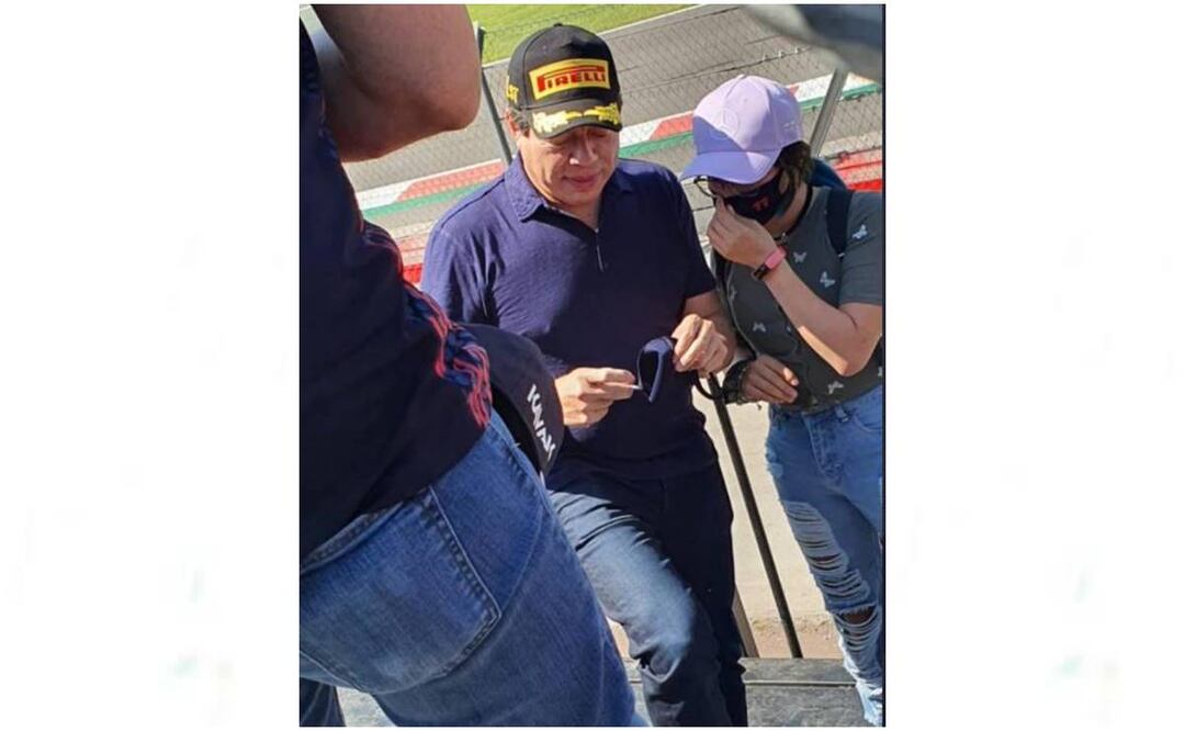 F1: Critican a Mario Delgado por asistir al Gran Premio de México