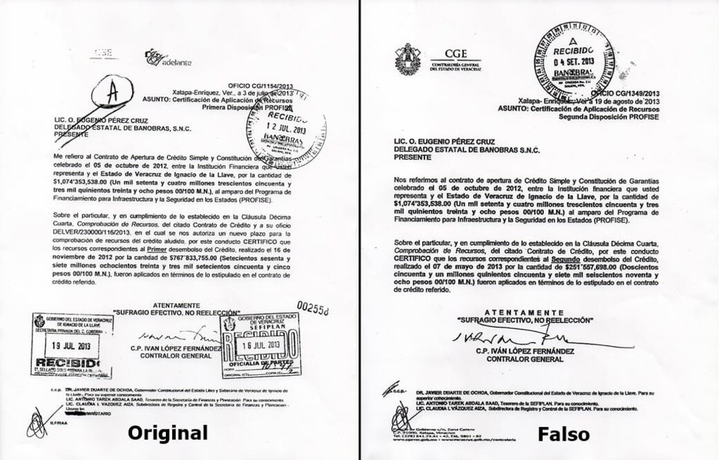 Iván López Fernández presentó documentos para denunciar que las pruebas aportadas al ministerio público son falsas (Fotos: Especiales)